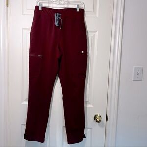 FIGS Maroon Scrub Pants Size Medium